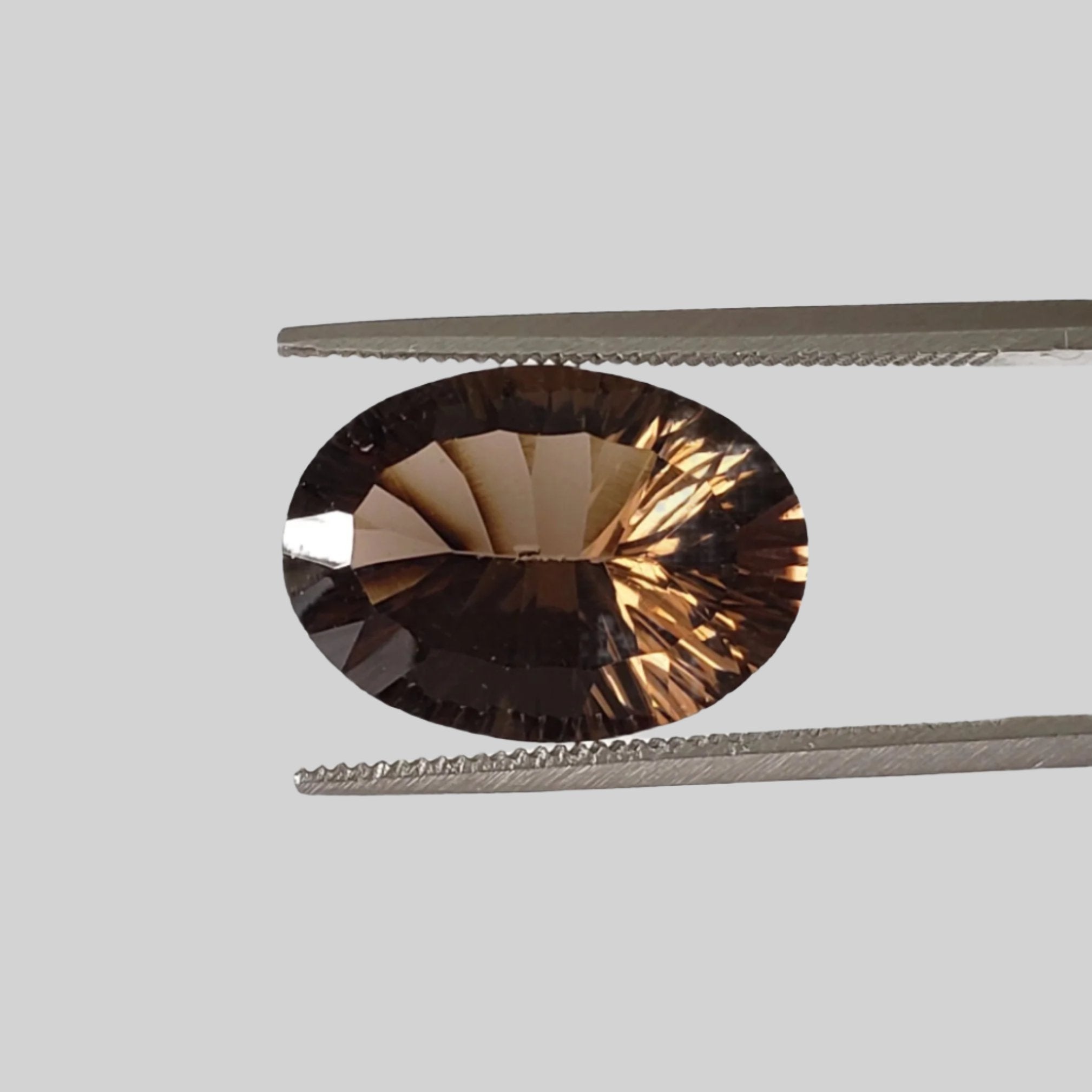 Smoky Quartz | Oval Concave Cut | 14x10mm | SO24