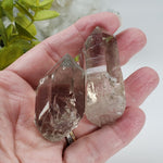  Smoky Quartz Points (Pair) | Clear Crystal Points | Italy | SO24 1