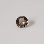  Smoky Quartz | Round Diamond Cut | 6 mm 