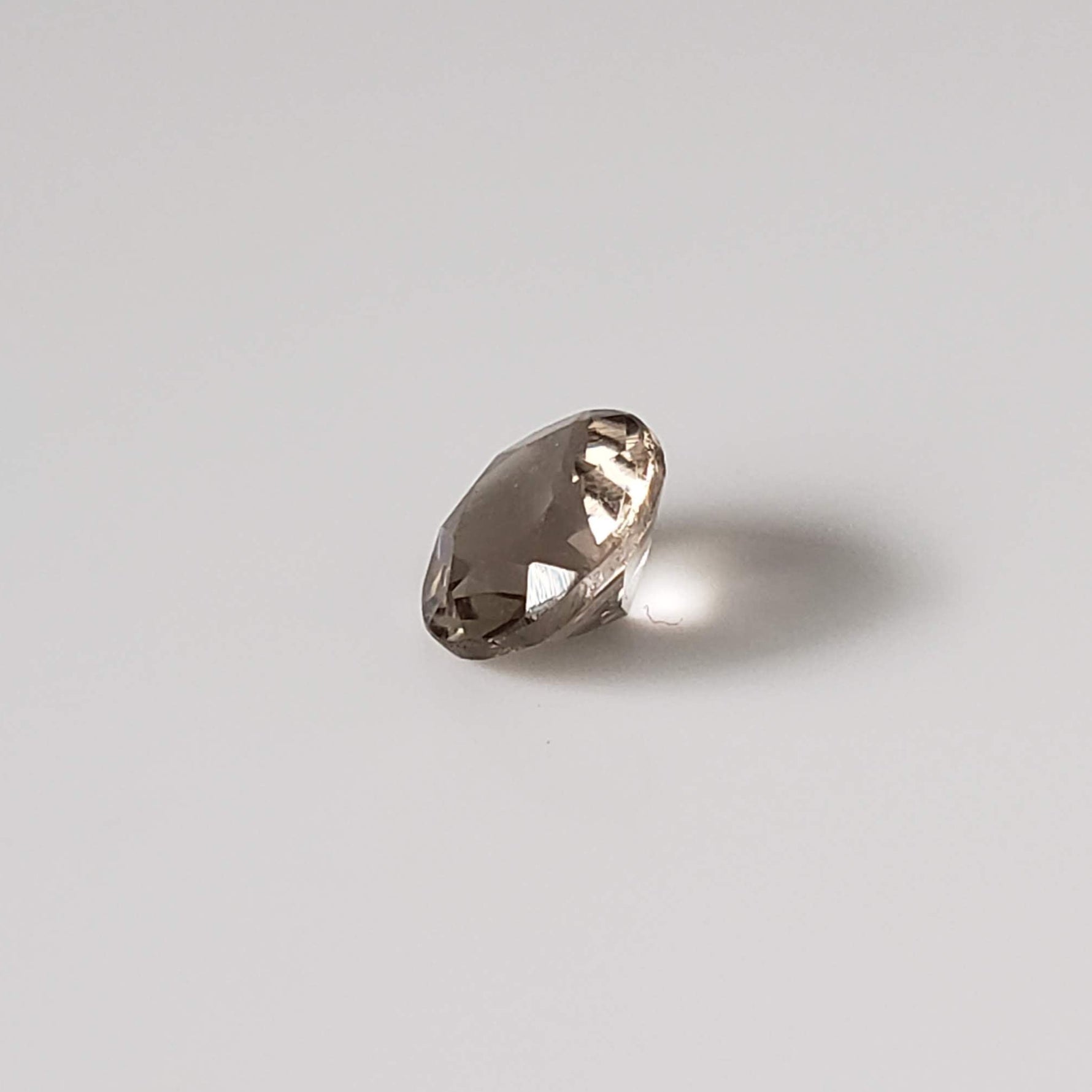  Smoky Quartz | Round Diamond Cut | 6 mm 1