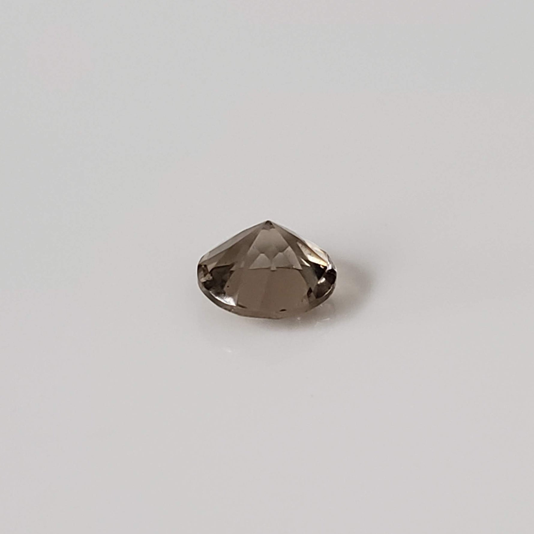  Smoky Quartz | Round Diamond Cut | 6 mm 6