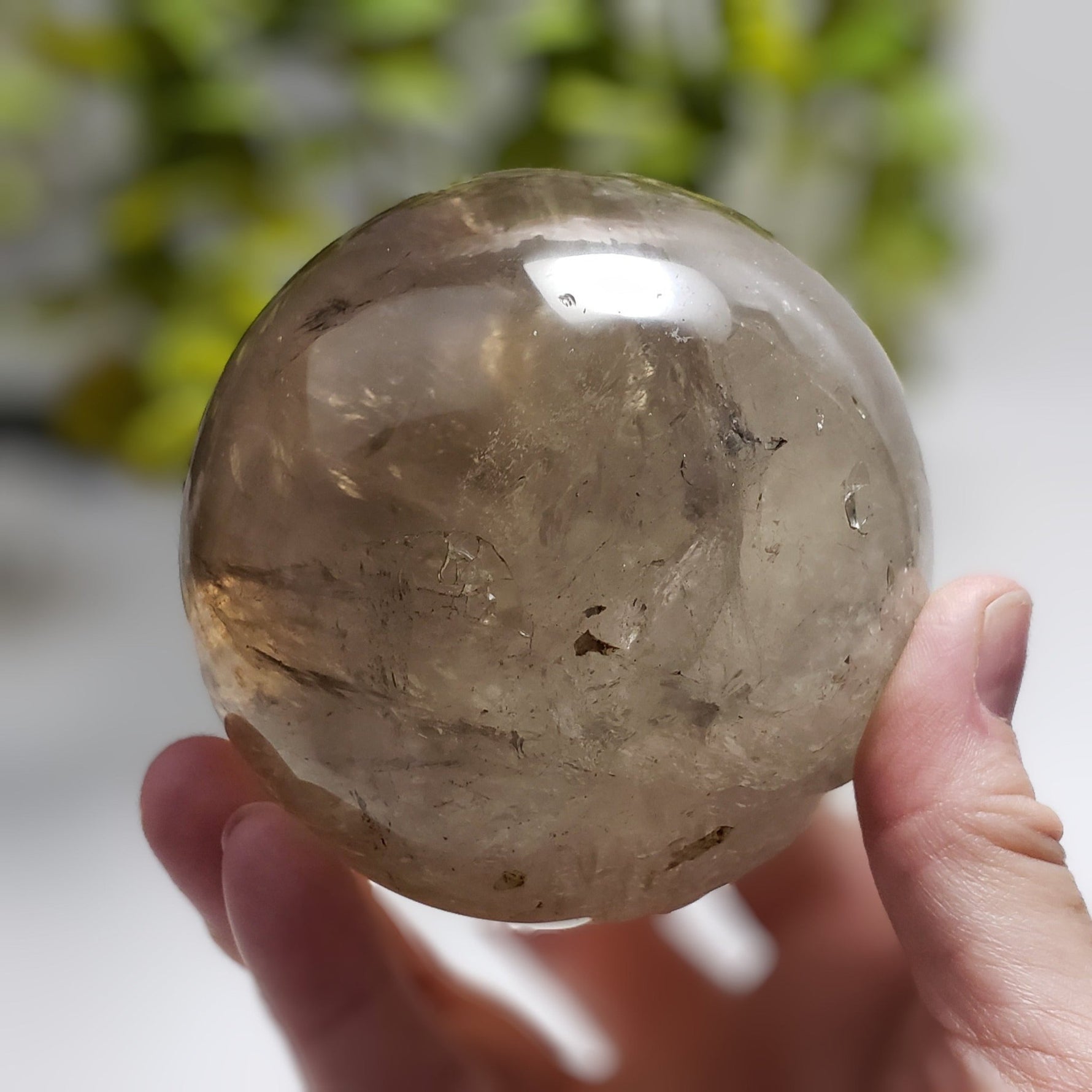  Smoky Quartz Sphere | 101 mm 4 inches | 1270 Grams | Brazil 3