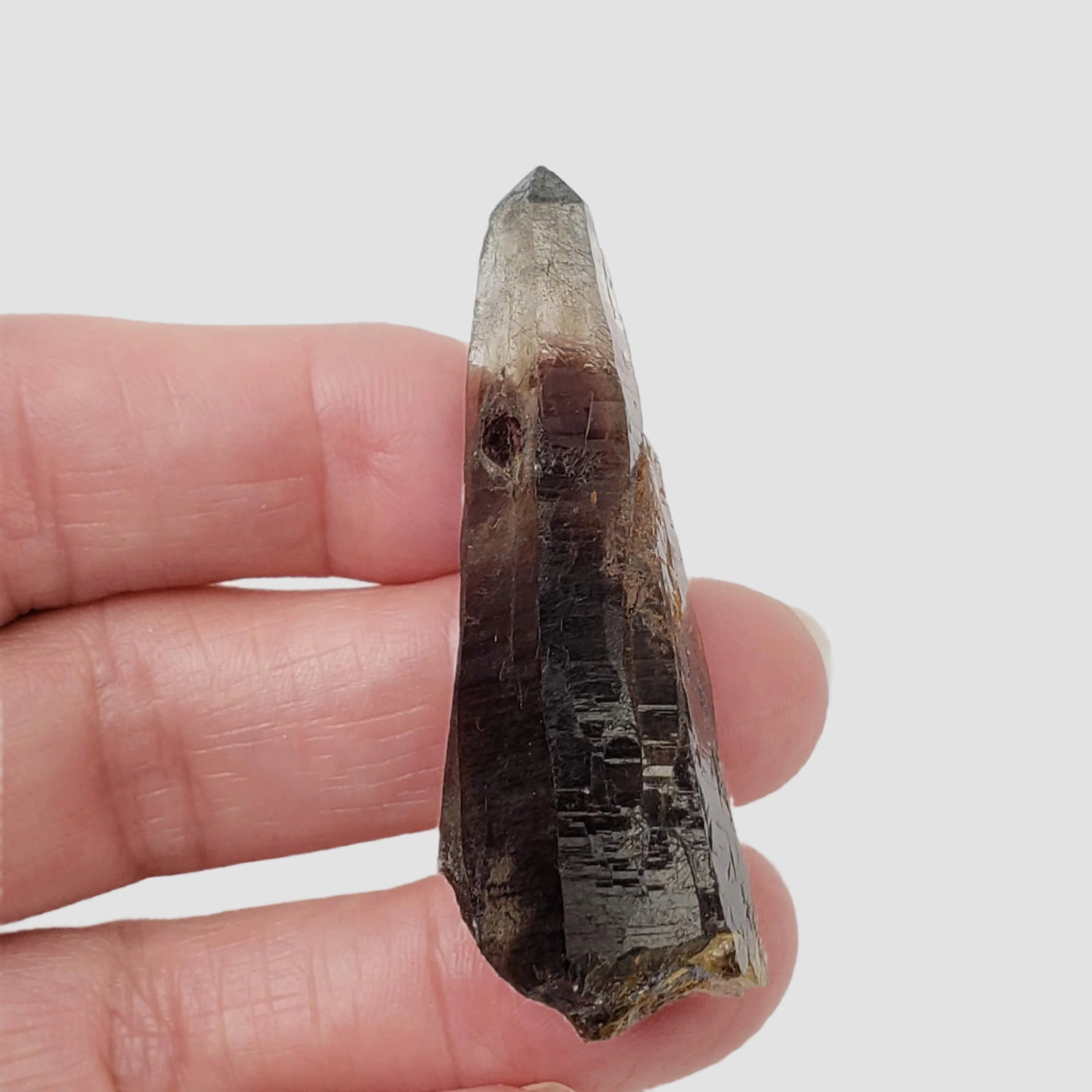  Smoky Quartz Wand | Gemstone Wand | 60mm 23gr | Crystal | Malawi 2