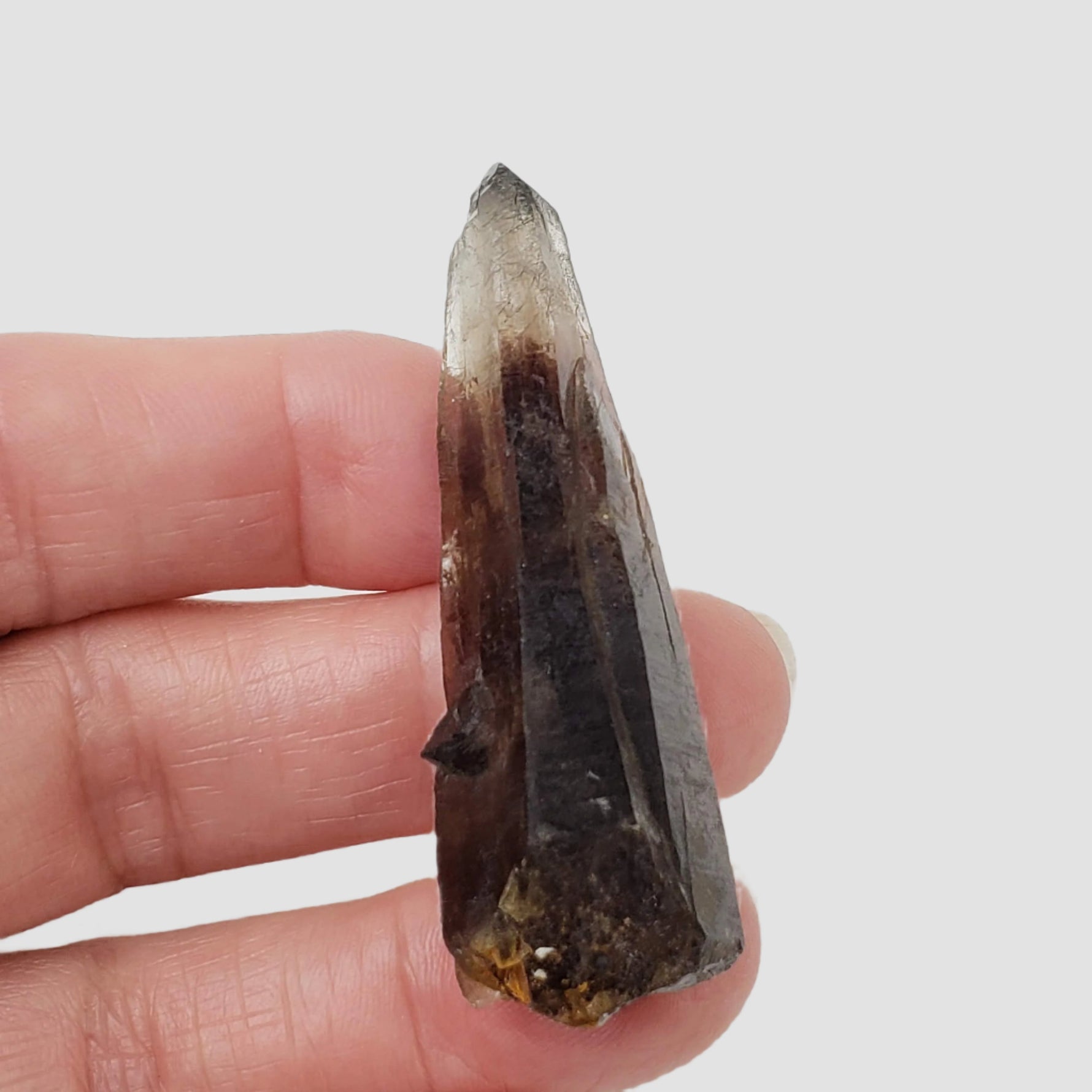  Smoky Quartz Wand | Gemstone Wand | 60mm 23gr | Crystal | Malawi 