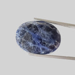  Sodalite | Oval Facet Cabochon | Navy Blue |23.3x17.3mm 16.2ct | Canada 
