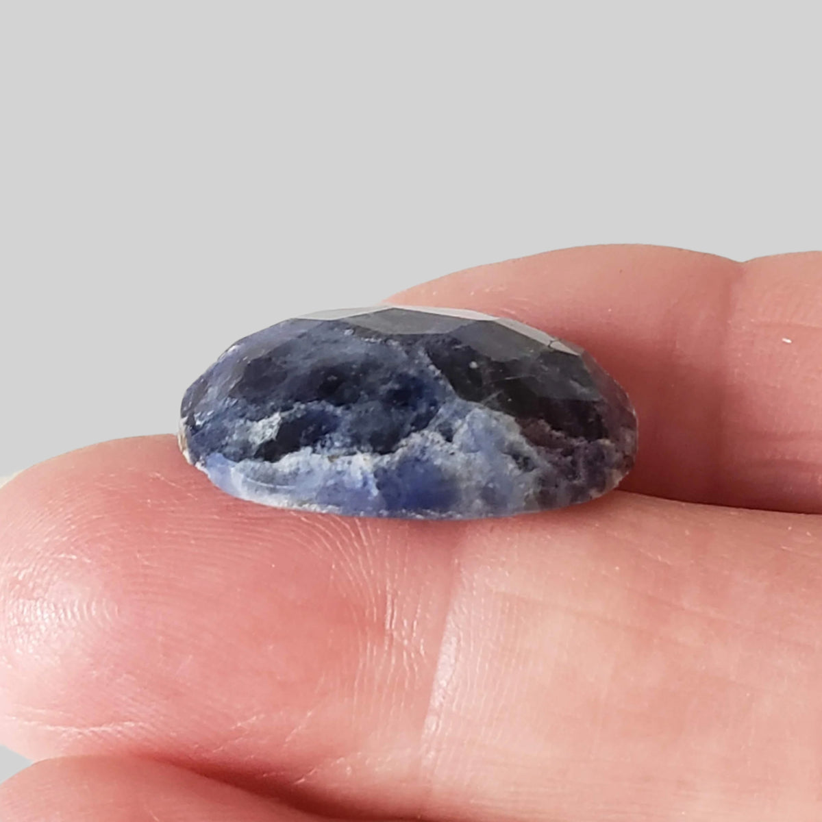  Sodalite | Oval Facet Cabochon | Navy Blue |23.3x17.3mm 16.2ct | Canada 2