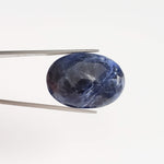  Sodalite | Oval Facet Cabochon | Navy Blue | 29x20.5mm 27ct | Canada 2