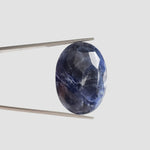  Sodalite | Oval Facet Cabochon | Navy Blue | 29x20.5mm 27ct | Canada 