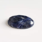  Sodalite | Oval Facet Cabochon | Navy Blue | 29x20.5mm 27ct | Canada 4