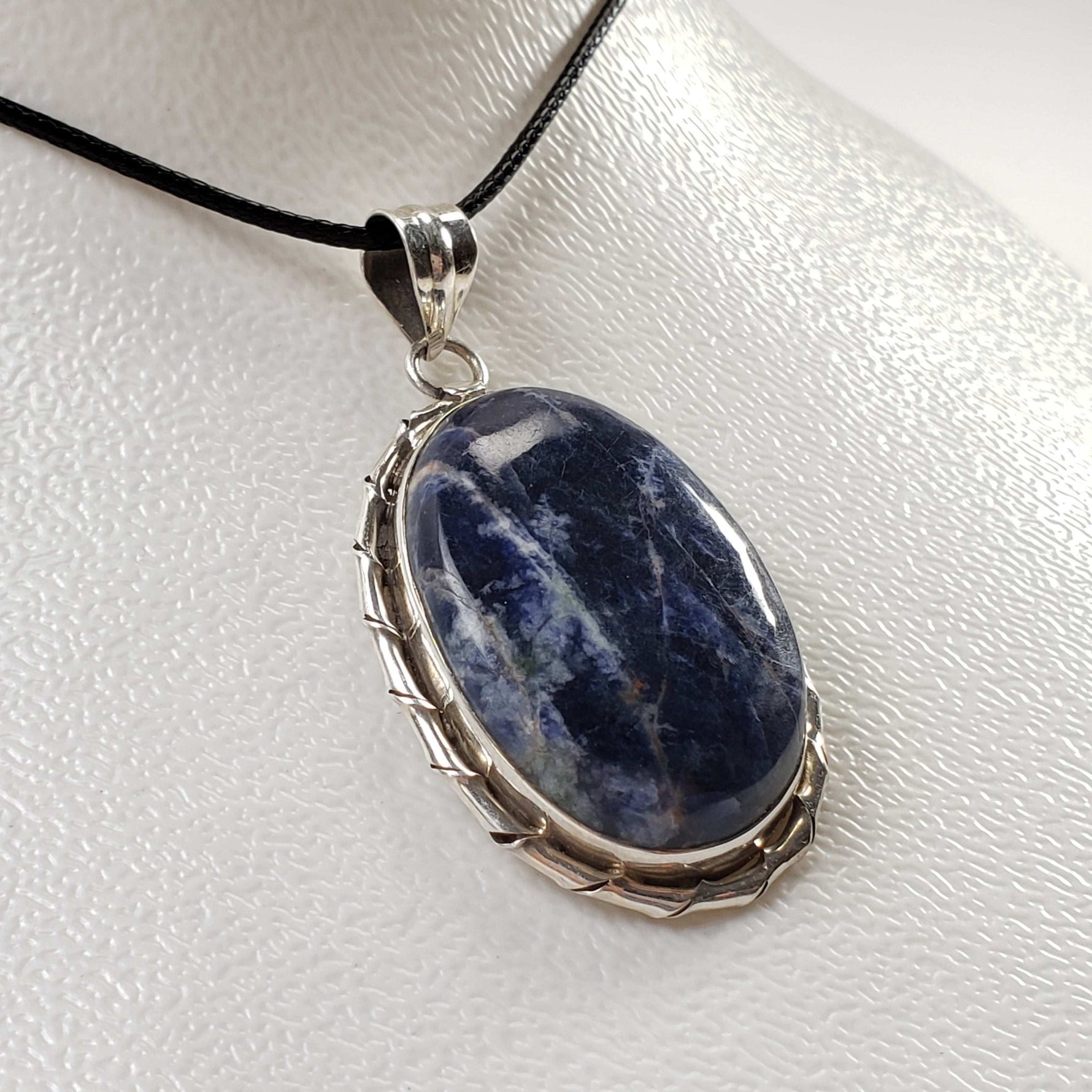  Sodalite Pendant | 925 Sterling Silver 3