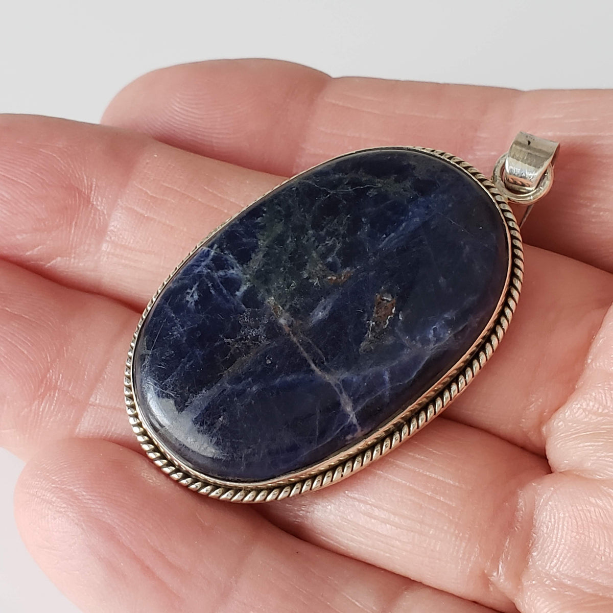  Sodalite Pendant | 925 Sterling Silver 3