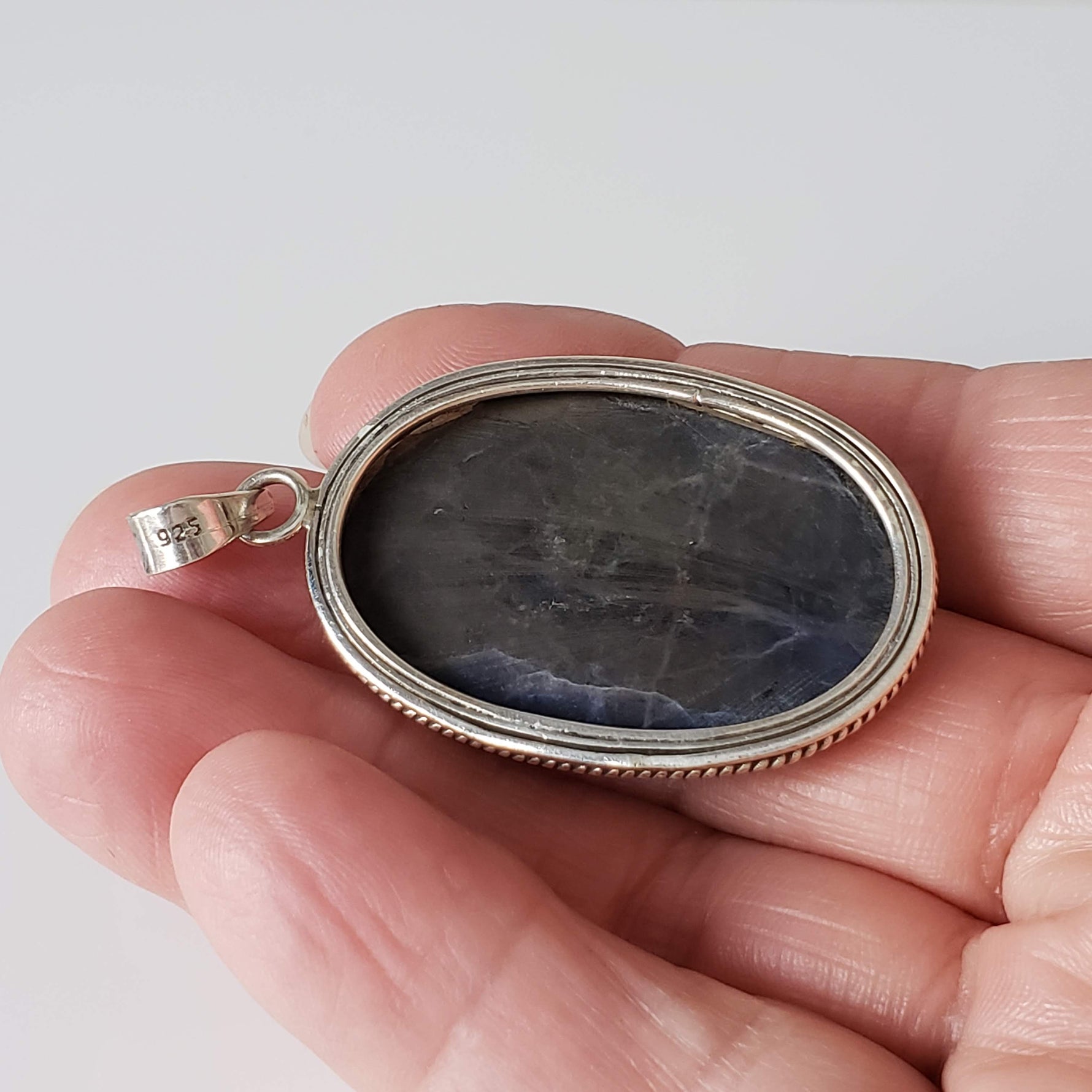 Sodalite Pendant | 925 Sterling Silver 4