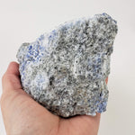  Sodalite var. Hackmanite and Microcline | Fluorescent Lapidary Mineral | 900 grams | Mont-Saint-Hilaire, Quebec 6