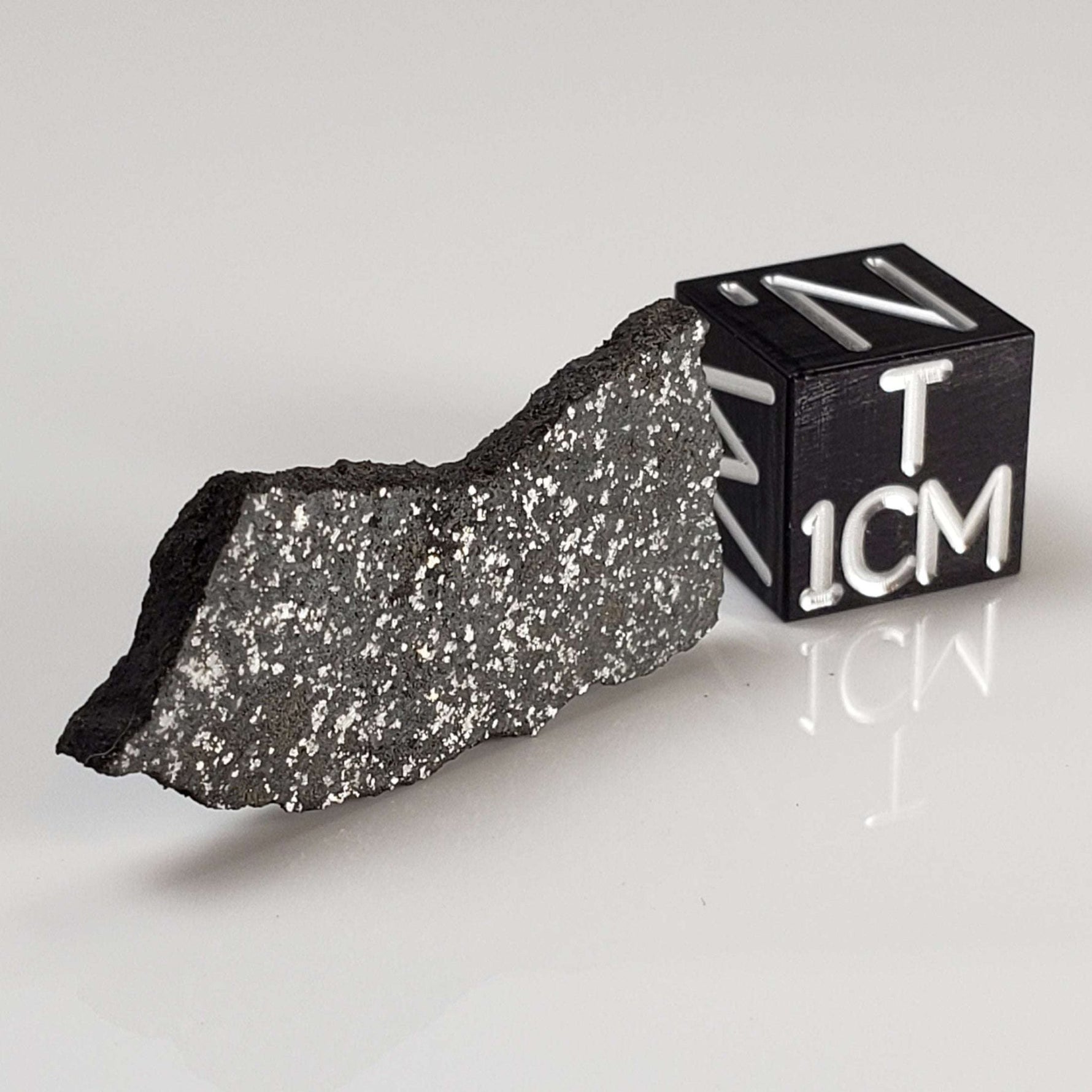  Spade Meteorite | 2.1 Grams | Part Slice | H6 Chondrite | Lamb County, Texas 