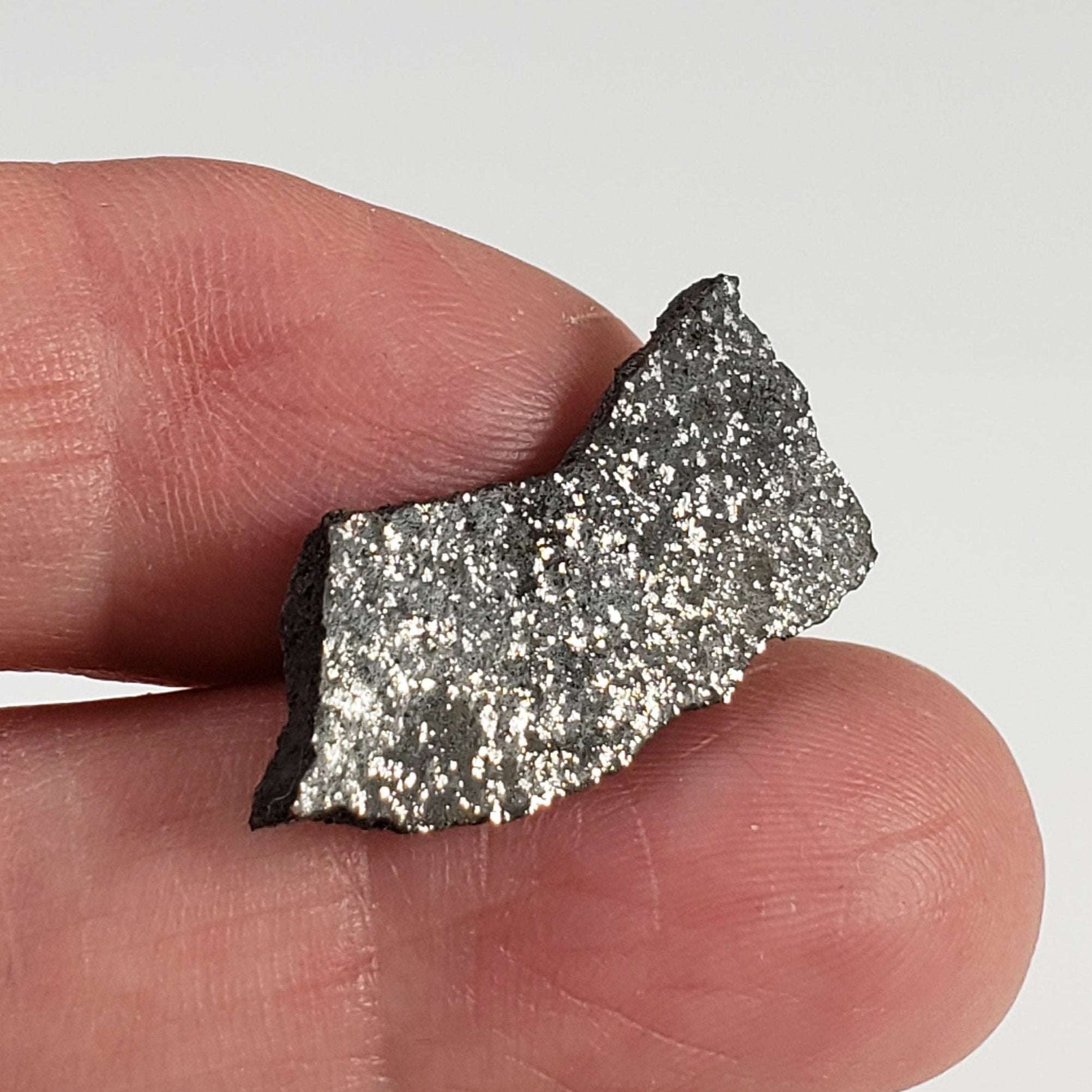  Spade Meteorite | 2.1 Grams | Part Slice | H6 Chondrite | Lamb County, Texas 2