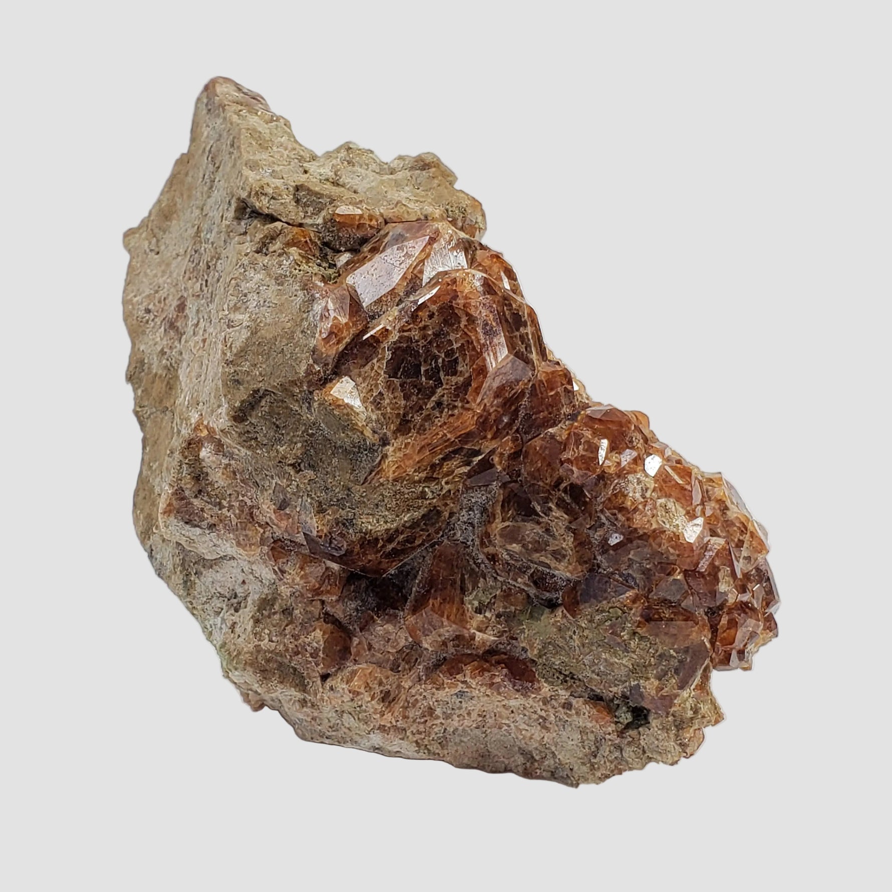  Spessartine Garnet Crystals on Matrix | Orange | 240 Grams | Kern County, CA 2