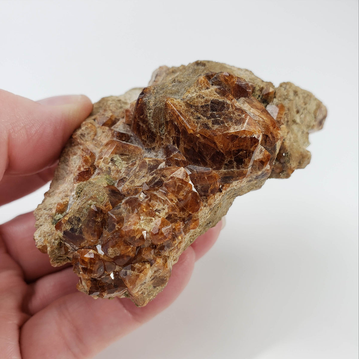  Spessartine Garnet Crystals on Matrix | Orange | 240 Grams | Kern County, CA 6