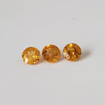  Spessartite Garnet | 3 piece Lot | Round Cut | 4.8mm 