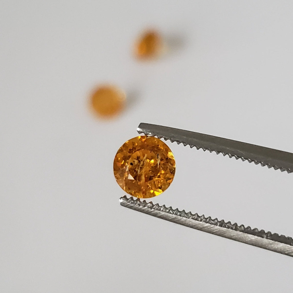 Spessartite Garnet | 3 piece Lot | Round Cut | 4.8mm 5