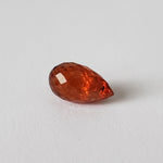  Spessartite Garnet | Briolette | Orange Red | 10x6mm 3.4ct 3