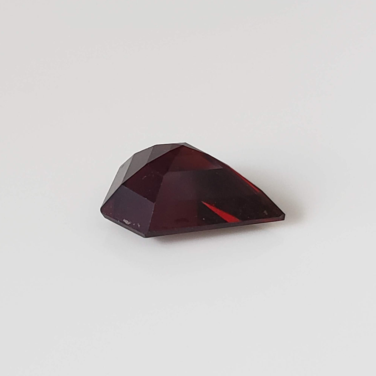  Spessartite Garnet | Kite Shape Cut | Dark Red Orange | 7.5x9.7mm 2.3ct 5