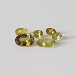  Sphene | 6 Piece Gemstone Lot | Oval Cut | Yellow | 3.7x3.0-7.0x4.7mm 2.15tcw 2