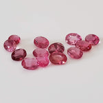 Spinel | 13 Piece Gemstone Lot | Oval Cut | Red | 1.88tcw 2