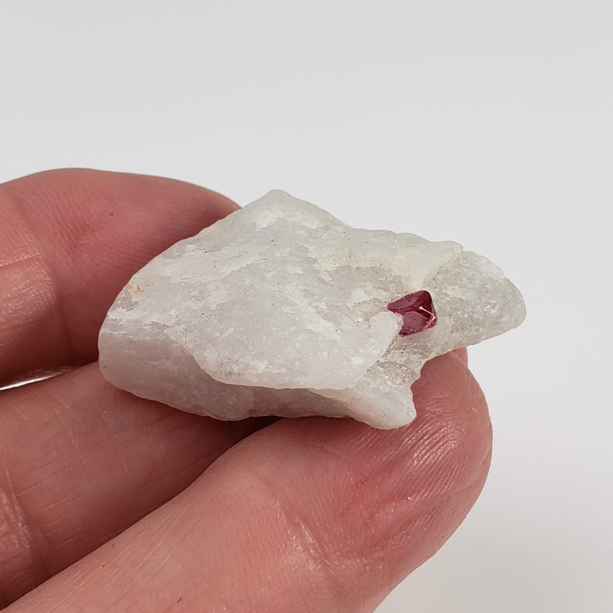  Spinel Crystal in Marble Host | Red Spinel | 12.4 gr, 61.9 ct | Mogok, Myanmar 4