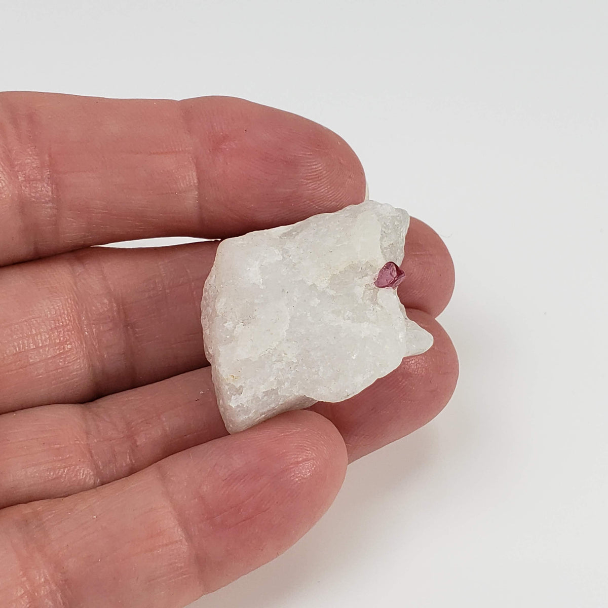  Spinel Crystal in Marble Host | Red Spinel | 12.4 gr, 61.9 ct | Mogok, Myanmar 6