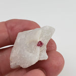  Spinel Crystal in Marble Host | Red Spinel | 12.4 gr, 61.9 ct | Mogok, Myanmar 1