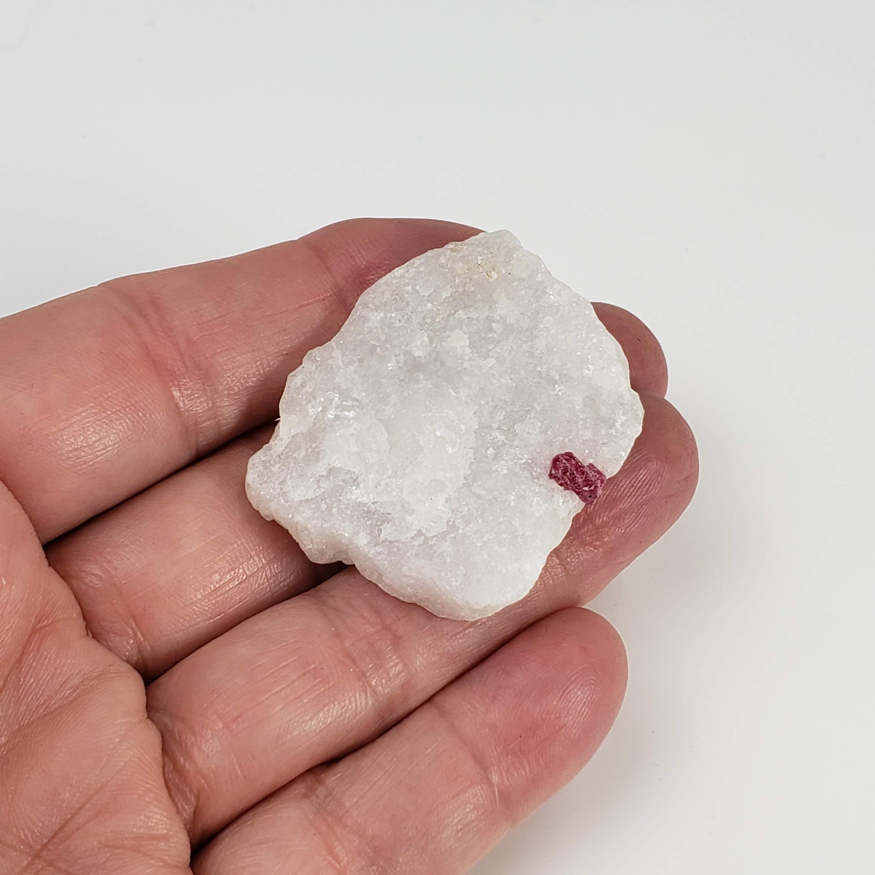  Spinel Crystal in Marble Host | Red Spinel | 23 gr, 114.8 ct | Mogok, Myanmar 5