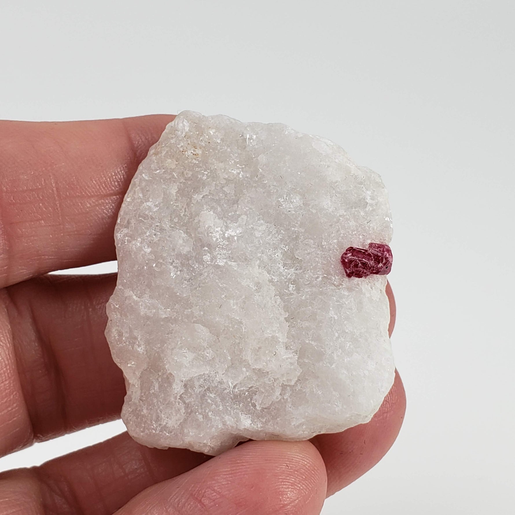  Spinel Crystal in Marble Host | Red Spinel | 23 gr, 114.8 ct | Mogok, Myanmar 3