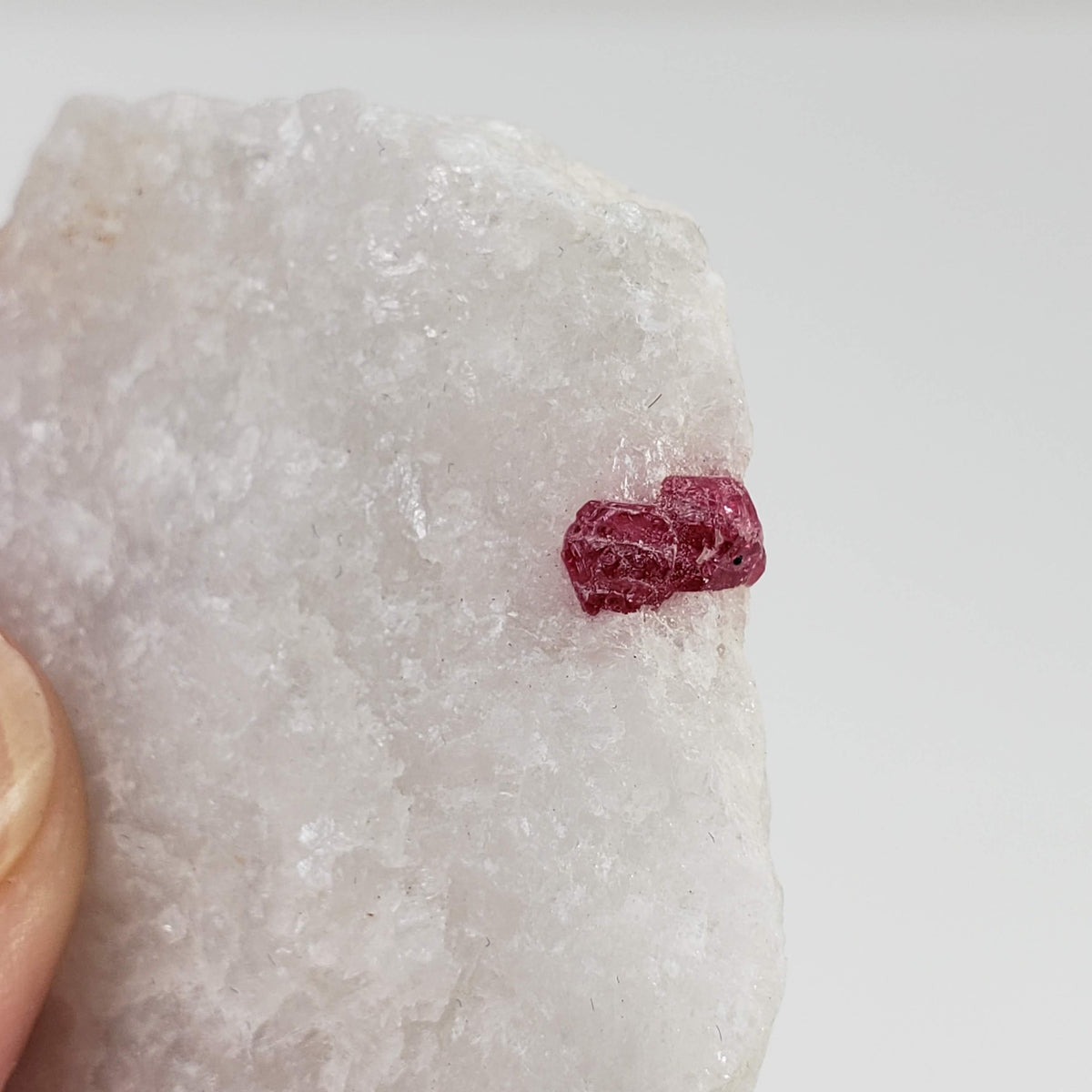  Spinel Crystal in Marble Host | Red Spinel | 23 gr, 114.8 ct | Mogok, Myanmar 6