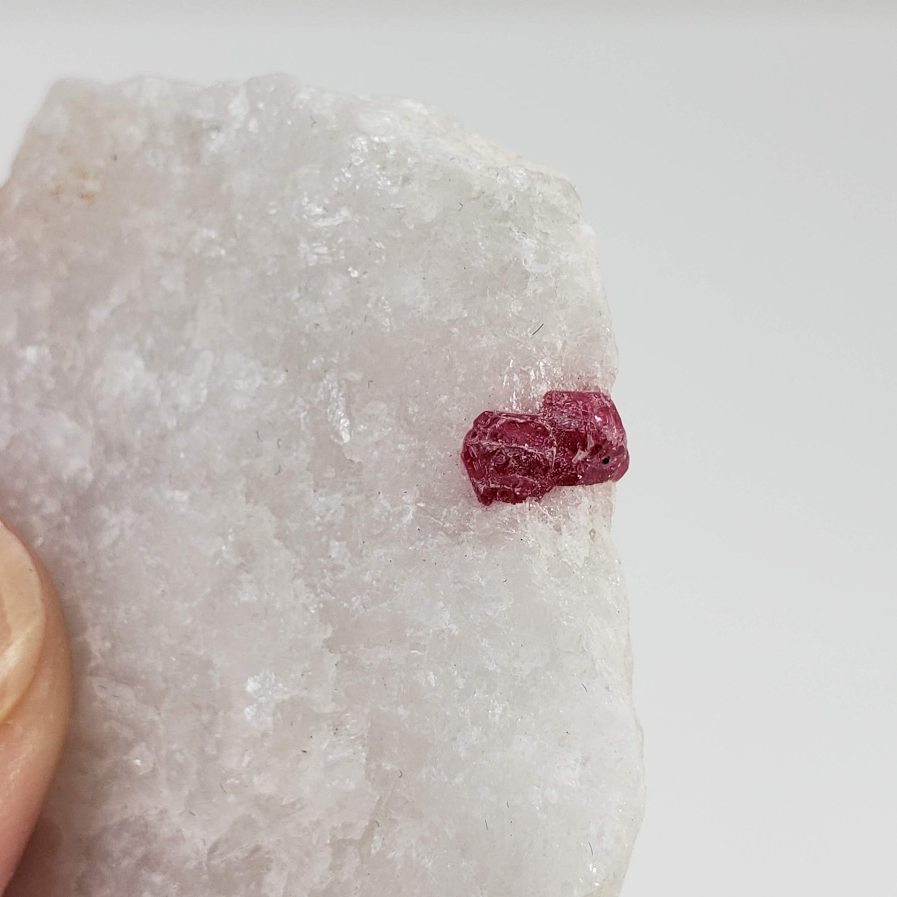  Spinel Crystal in Marble Host | Red Spinel | 23 gr, 114.8 ct | Mogok, Myanmar 6