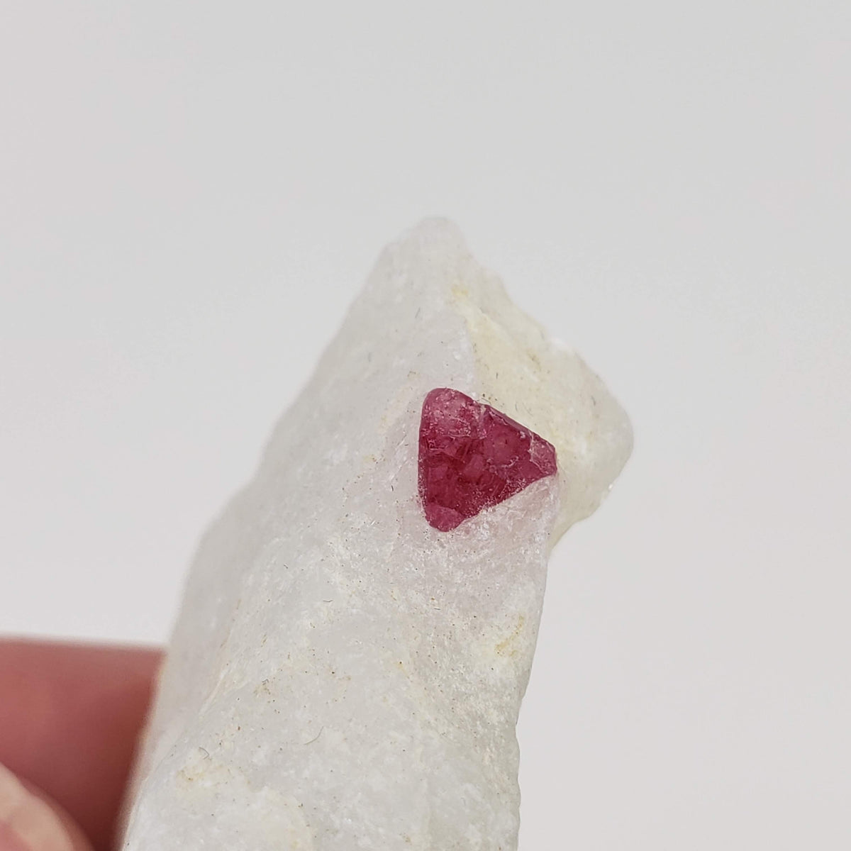  Spinel Crystal in Marble Host | Red Spinel | 29 gr, 145.7 ct | Mogok, Myanmar 4