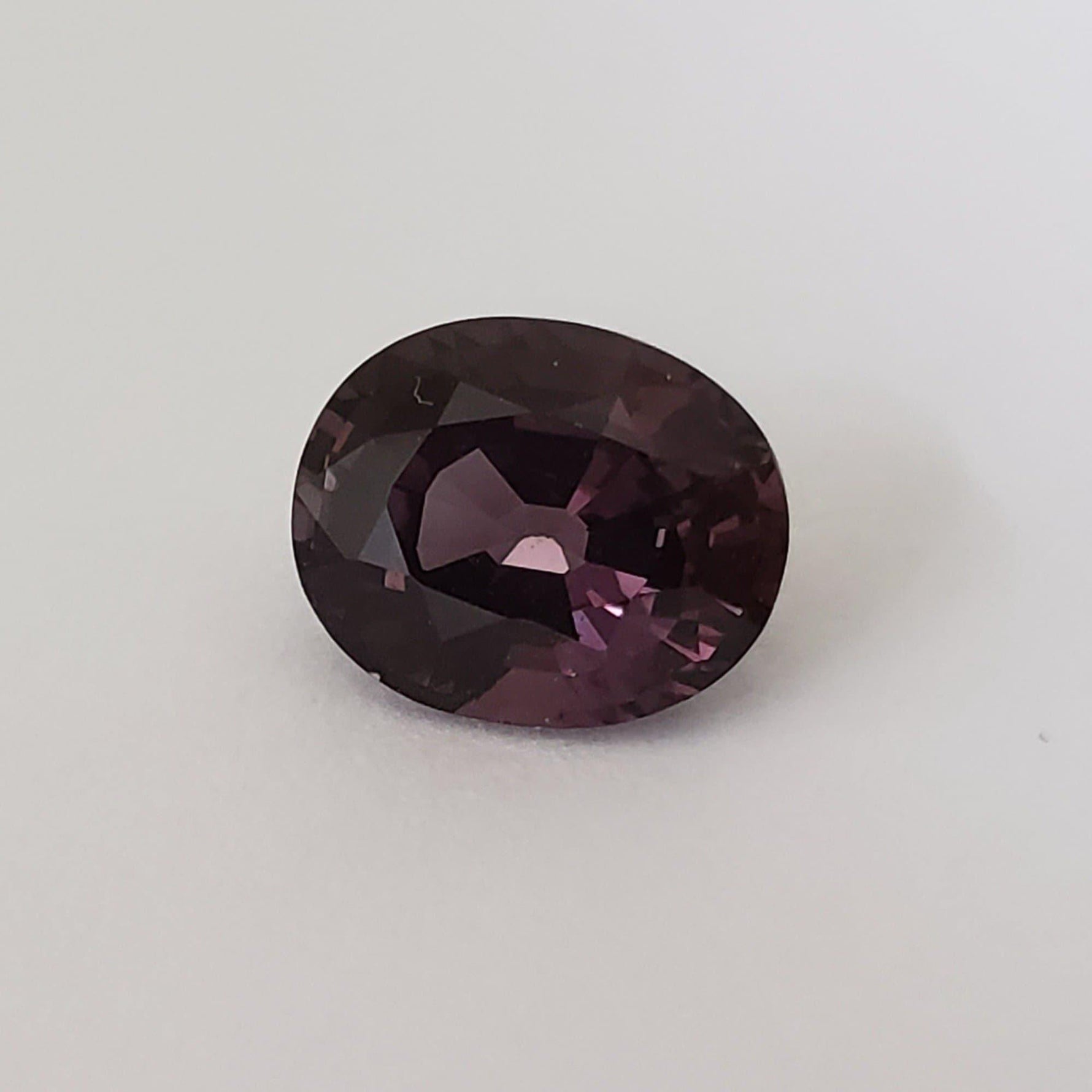  Spinel | Oval Cut | Deep Lavender Pink | Natural | 9.1x7.5mm 2.77ct 