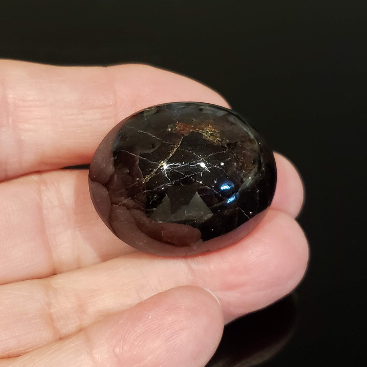  Star Garnet | Untreated Garnet | Oval Cabochon | Blood Red | 33x26.8mm 185.2ct 5