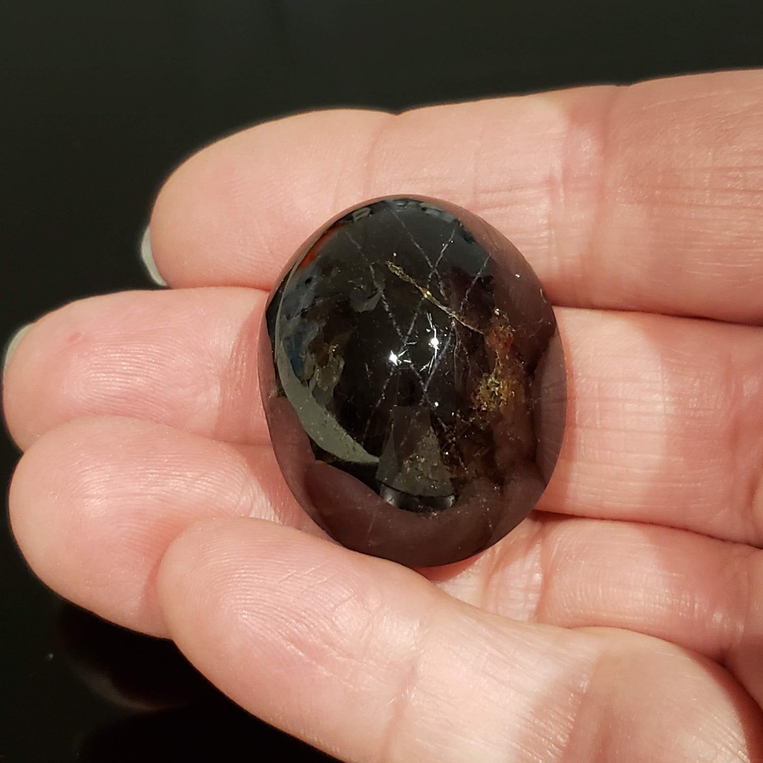  Star Garnet | Untreated Garnet | Oval Cabochon | Blood Red | 33x26.8mm 185.2ct 1