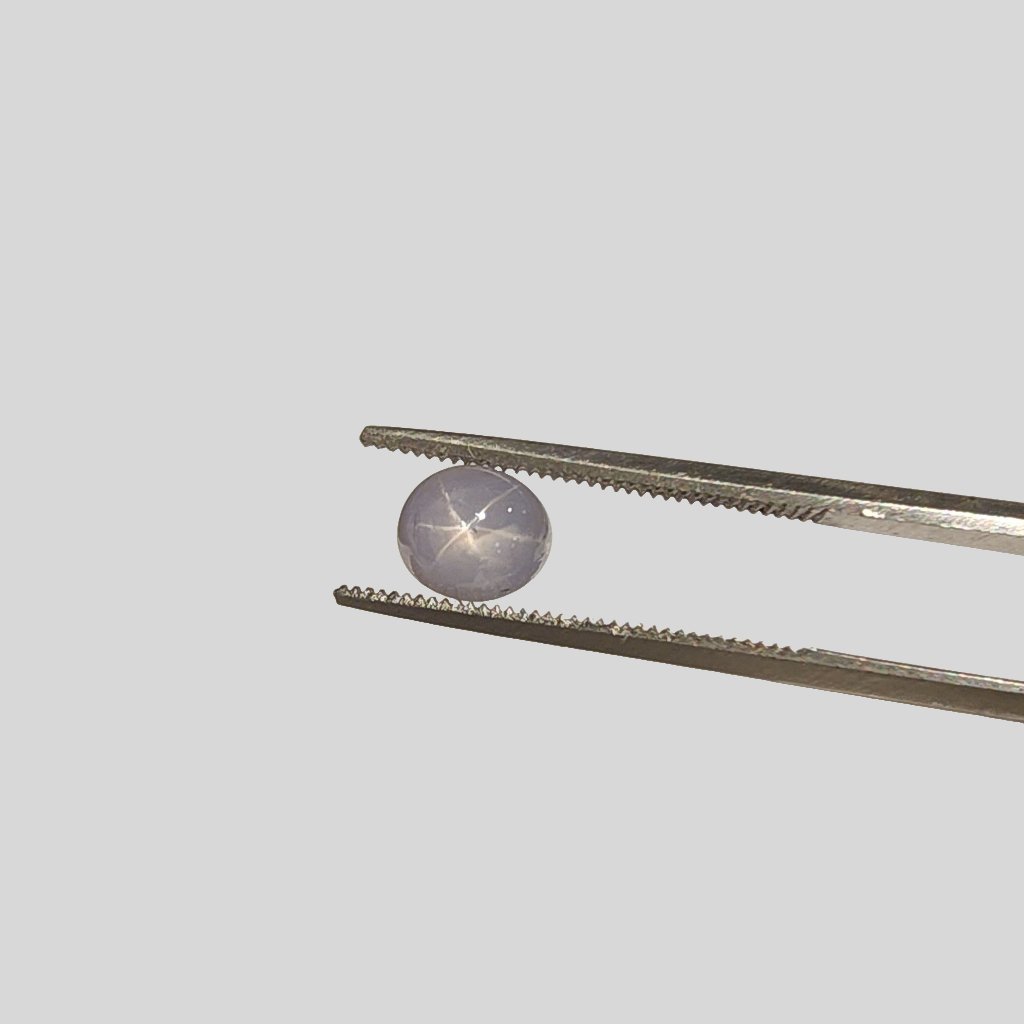  Star Sapphire | Oval Cabochon | Blue | 6.4x5.5mm 1.7ct | Myanmar 4