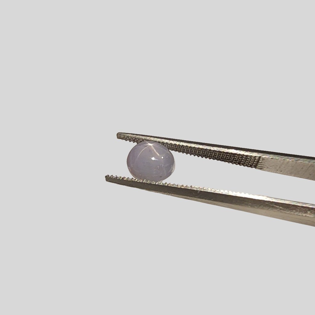  Star Sapphire | Oval Cabochon | Blue | 6.4x5.5mm 1.7ct | Myanmar 5