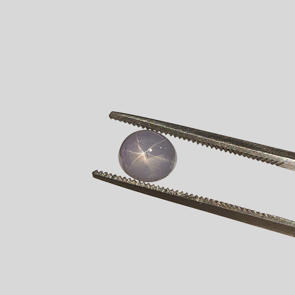  Star Sapphire | Oval Cabochon | Blue | 6.4x5.5mm 1.7ct | Myanmar 6