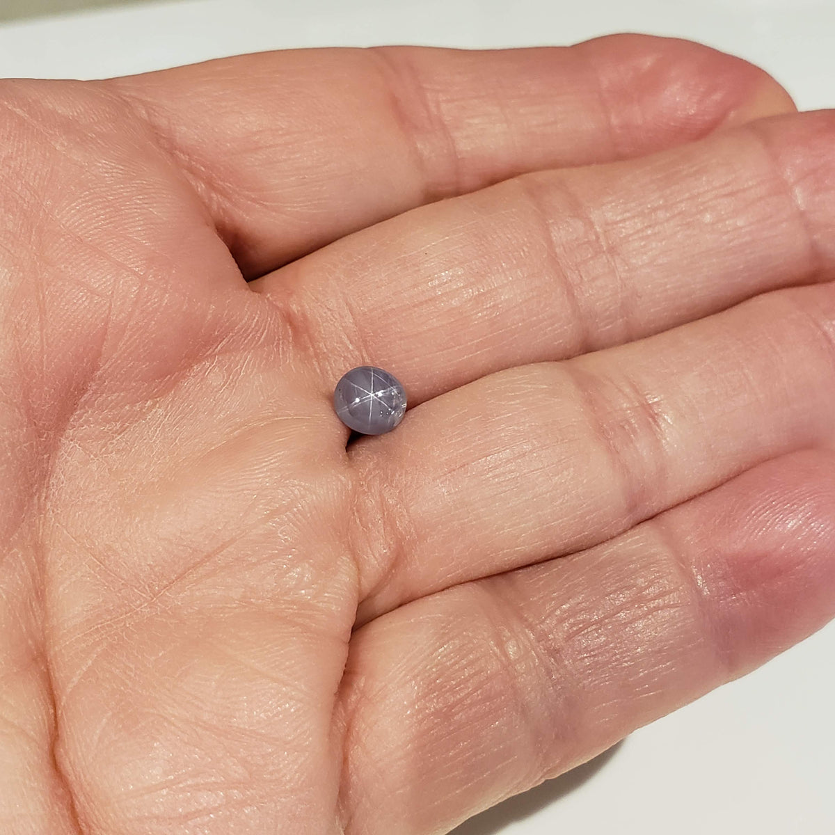  Star Sapphire | Oval Cabochon | Blue | 6.5x6.0mm 1.7ct | Myanmar 6