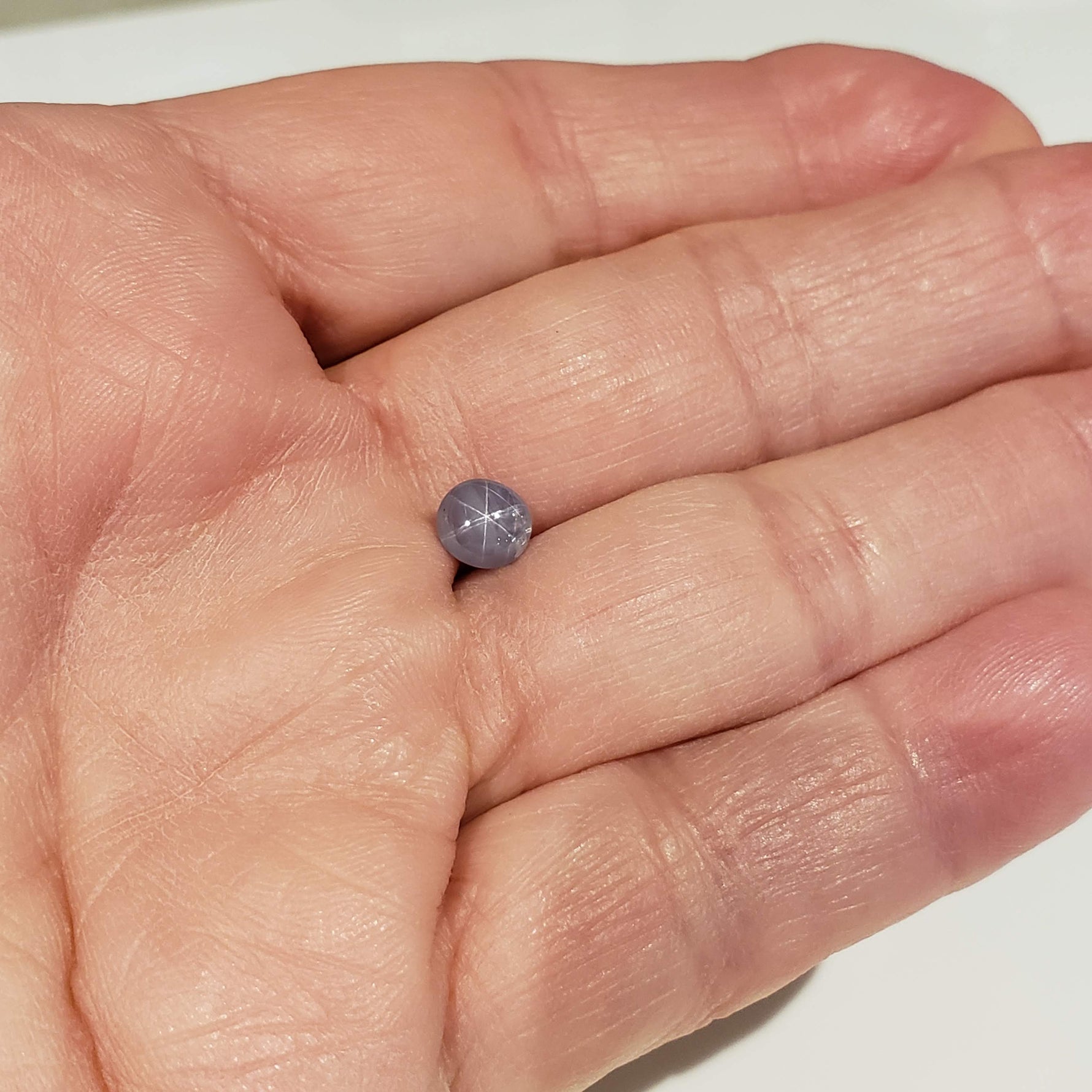  Star Sapphire | Oval Cabochon | Blue | 6.5x6.0mm 1.7ct | Myanmar 6