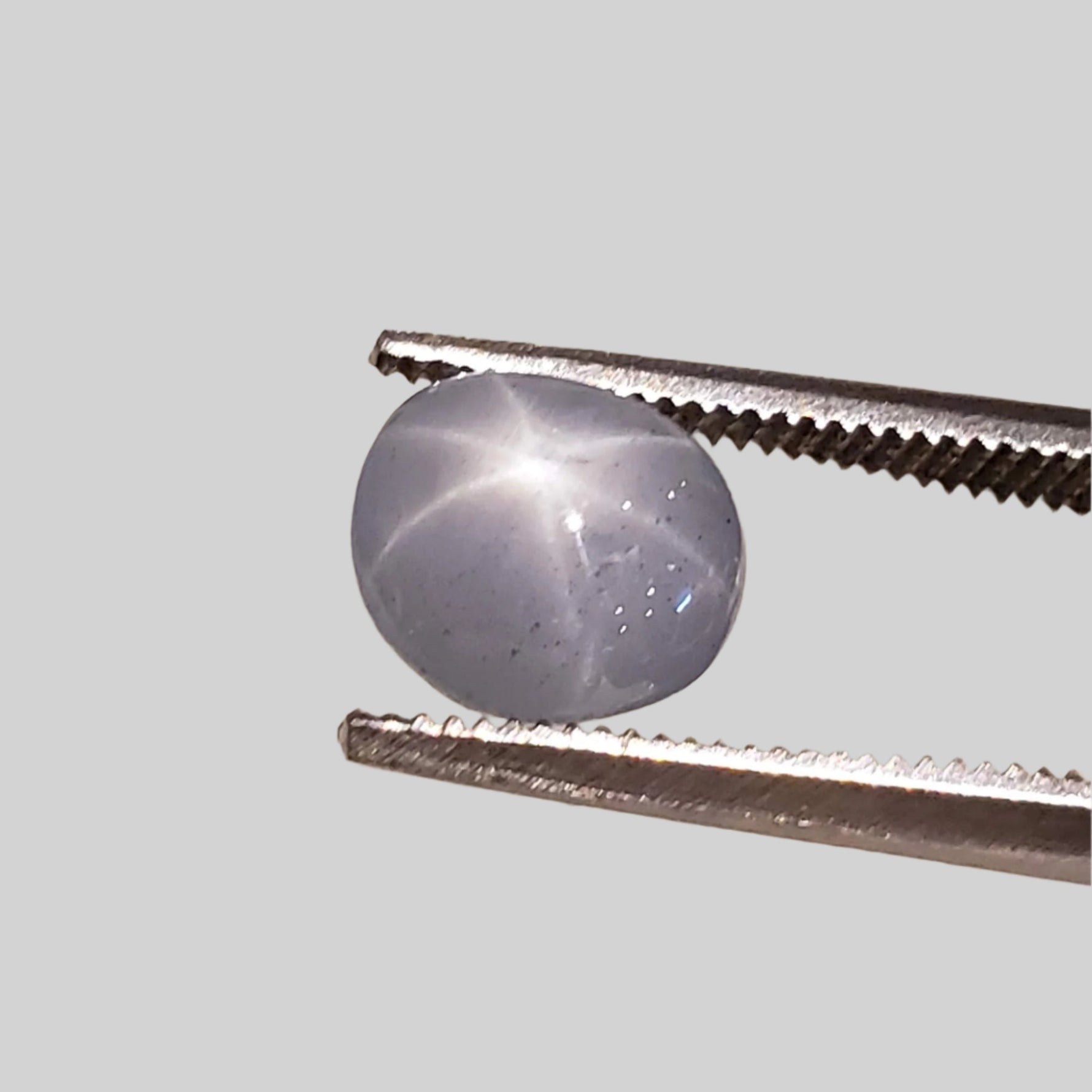  Star Sapphire | Oval Cabochon | Blue | 7.0x6.5mm 2.0ct | Myanmar 4