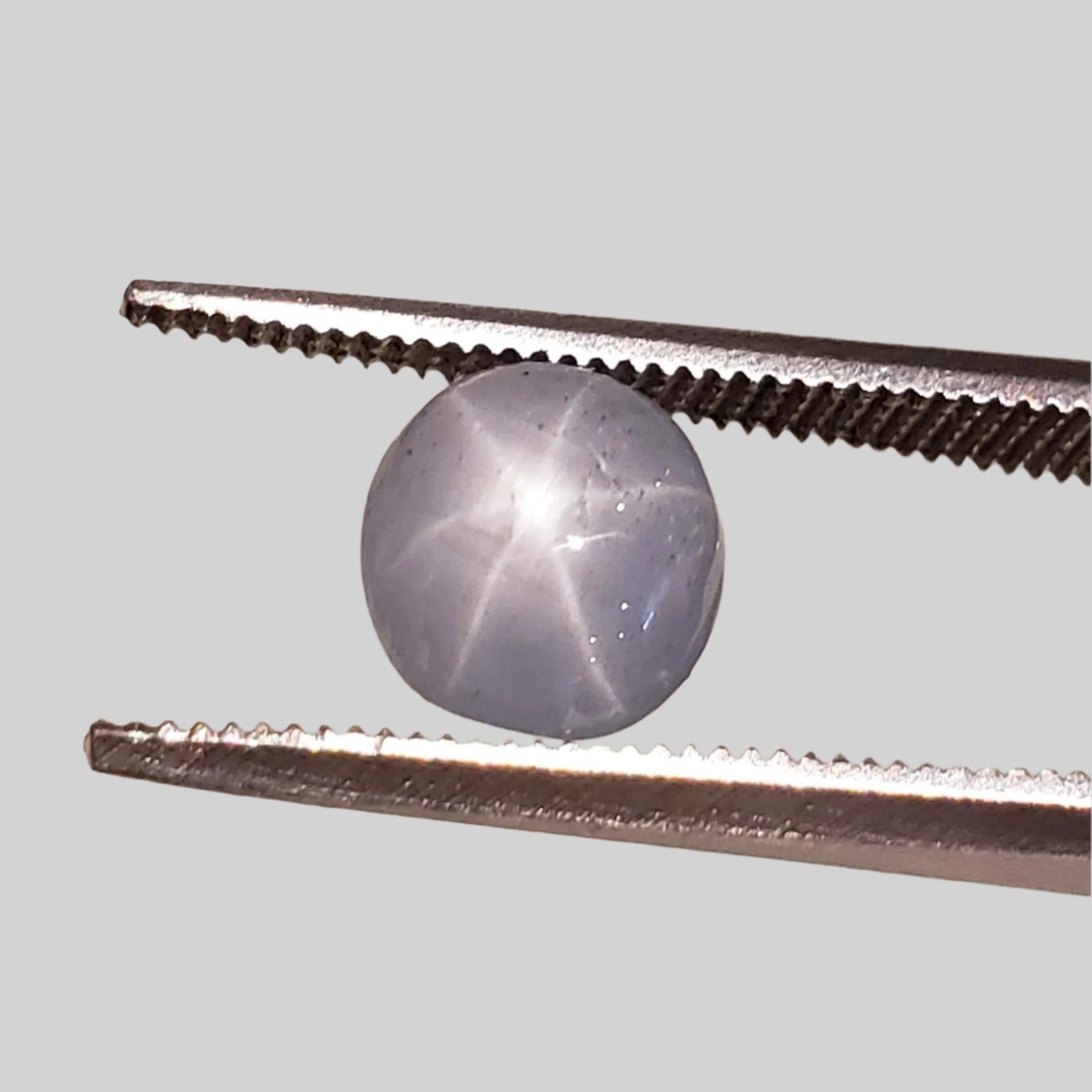  Star Sapphire | Oval Cabochon | Blue | 7.0x6.5mm 2.0ct | Myanmar 5