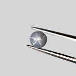  Star Sapphire | Oval Cabochon | Blue | 7x6.5mm 2.4ct | Myanmar | SO24 4