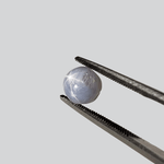  Star Sapphire | Oval Cabochon | Blue | 7x6.5mm 2.4ct | Myanmar | SO24 5