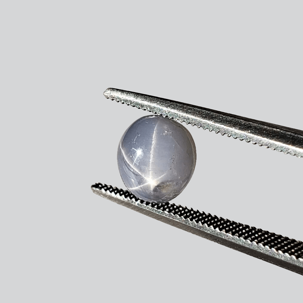  Star Sapphire | Oval Cabochon | Blue | 7x6.5mm 2.4ct | Myanmar | SO24 7