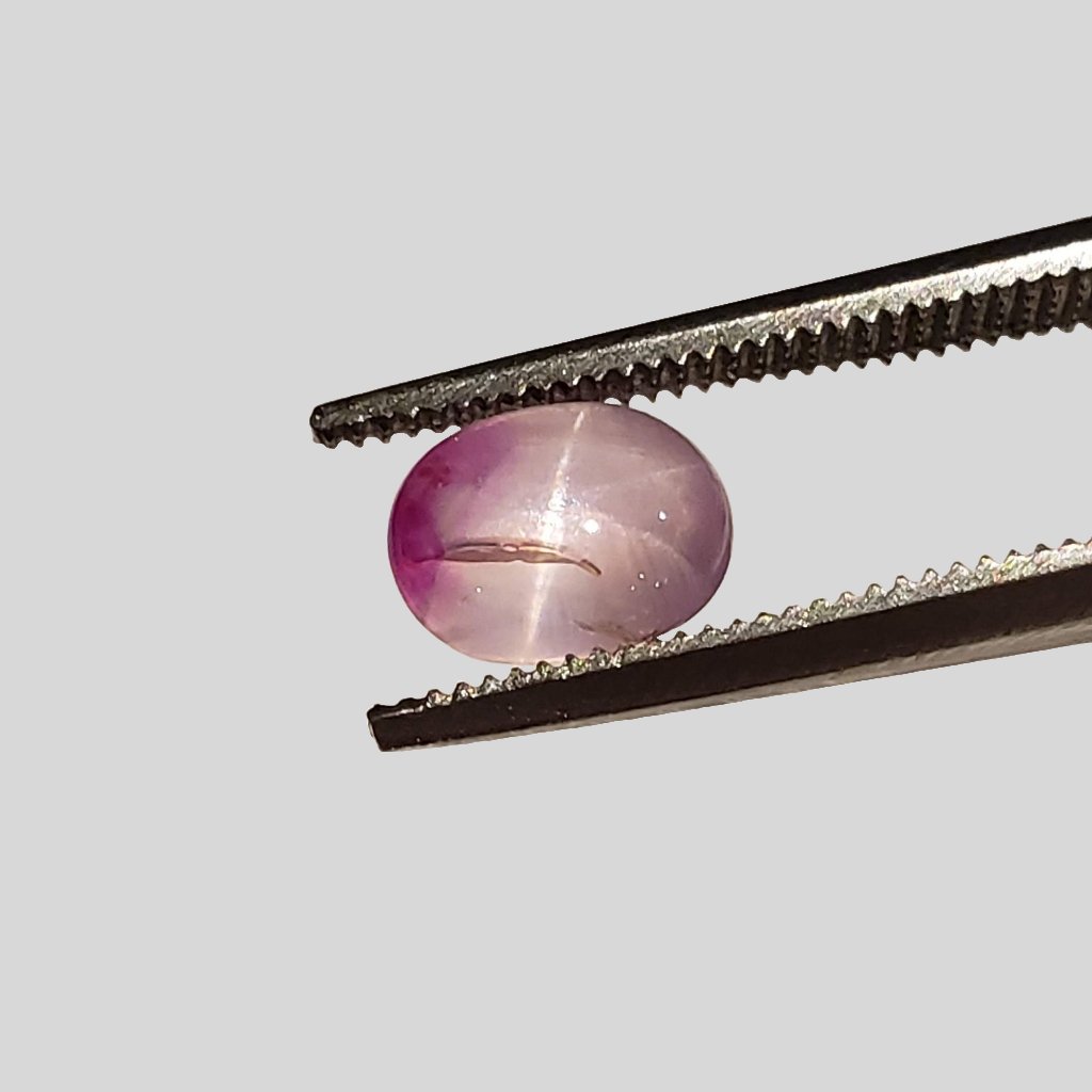  Star Sapphire | Oval Cabochon | Pink | 6.7x5.1mm 1.5ct | Myanmar 