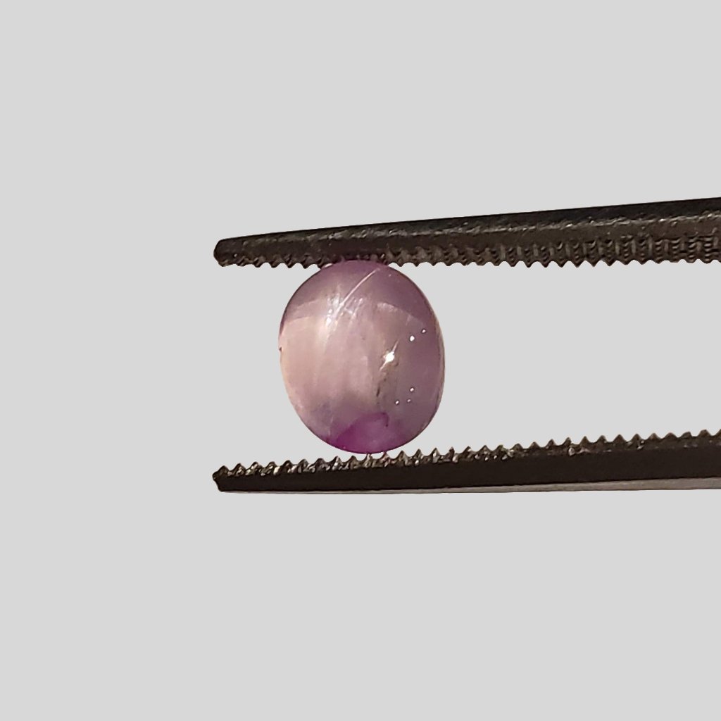  Star Sapphire | Oval Cabochon | Pink | 6.7x5.1mm 1.5ct | Myanmar 3